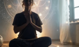 "Participante accediendo a prácticas de sanación akáshica en AstroAkasha"